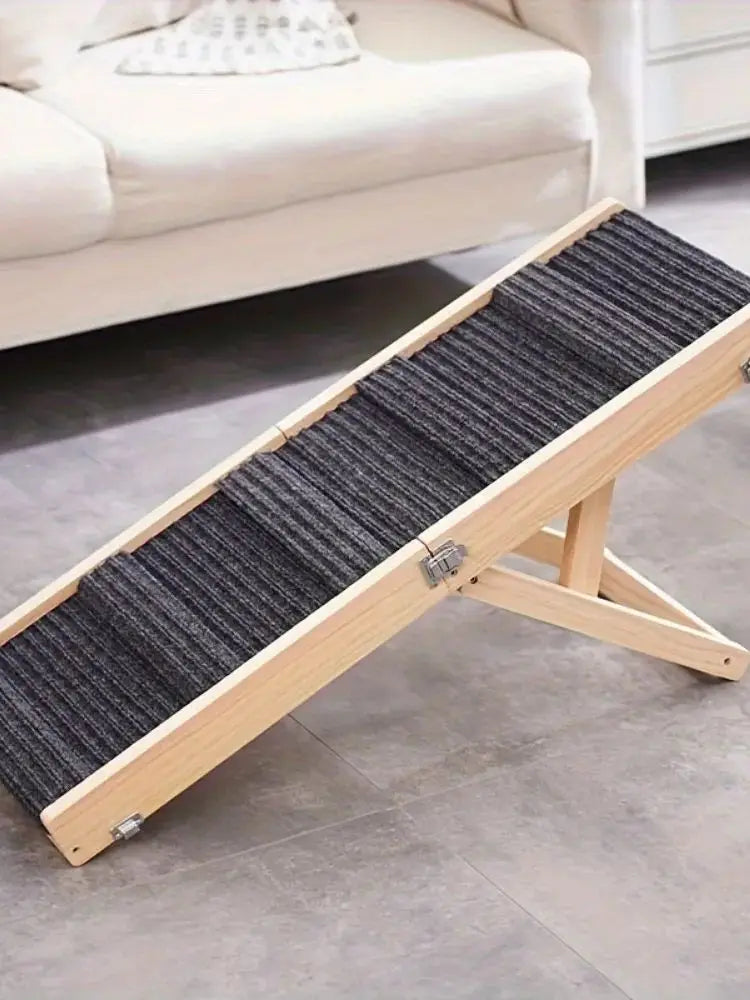 PawStep Adjustable Wooden Dog Ramp