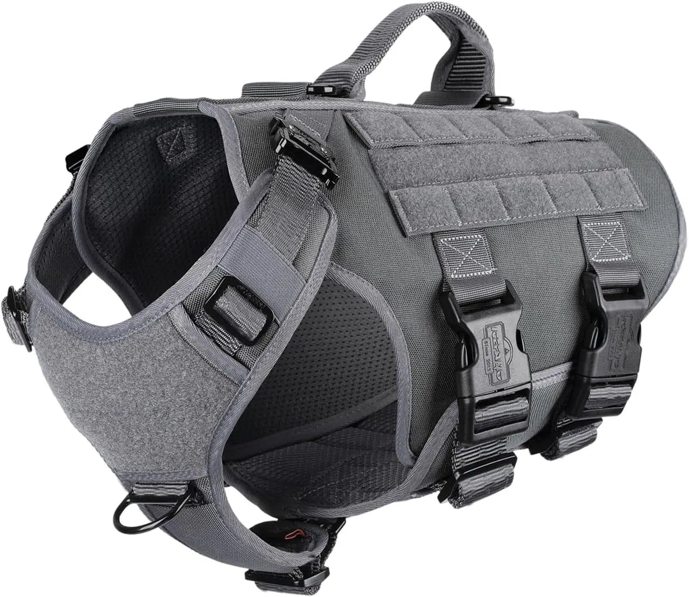 Tactical Dog Harness 6 Buckle No Pull MOLLE