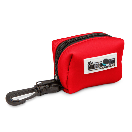 The Modern Dog Company - Ruby Red Poop Bag Holder