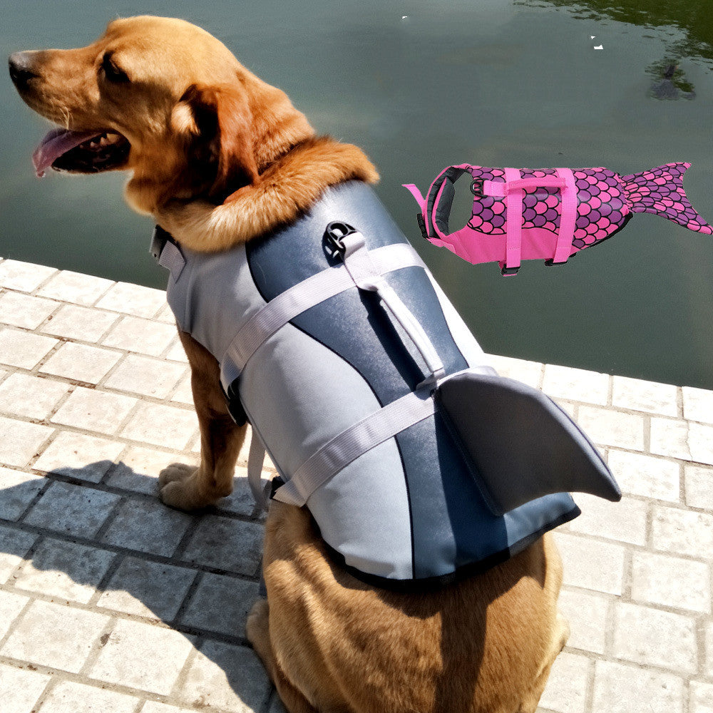 Pet Life Jacket Shark Swimsuit