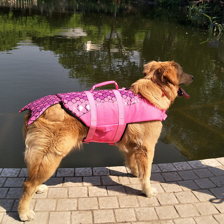 Pet Life Jacket Shark Swimsuit