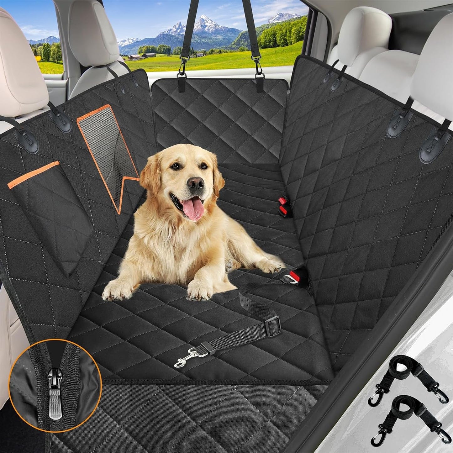 back seat Waterproof Dog Cover