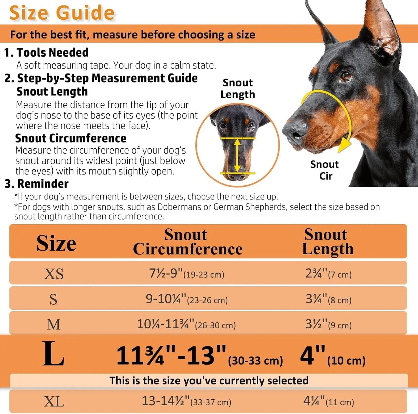 Adjustable Anti-Bite Training Muzzle