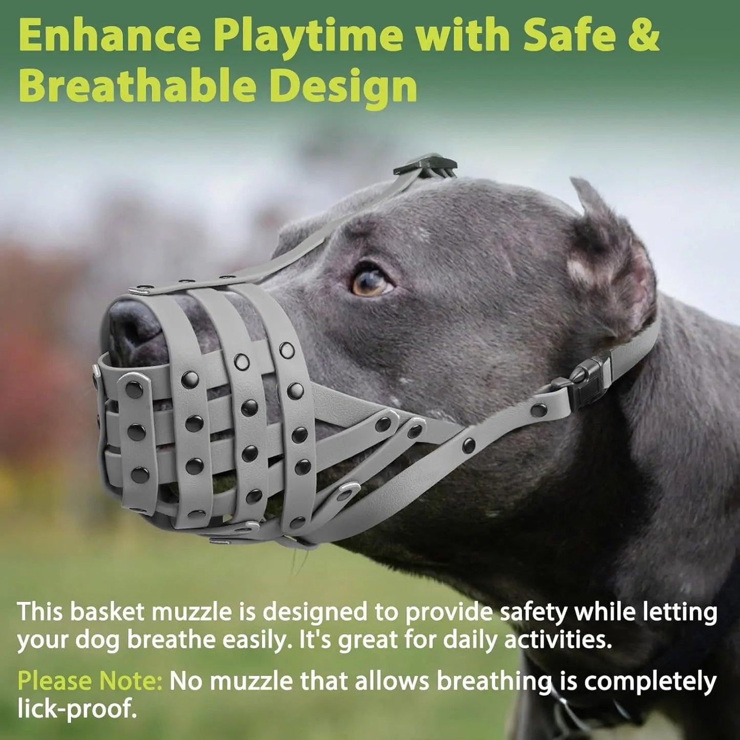 Lightweight Basket Large adjustable Dog Muzzle