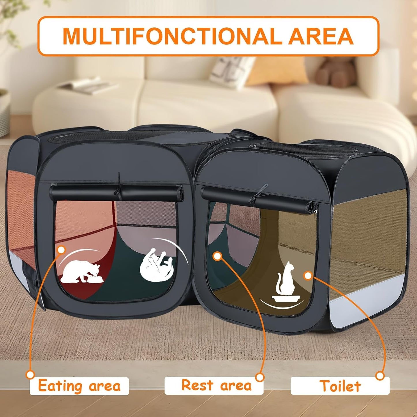 Portable Cat & Dog Playpen