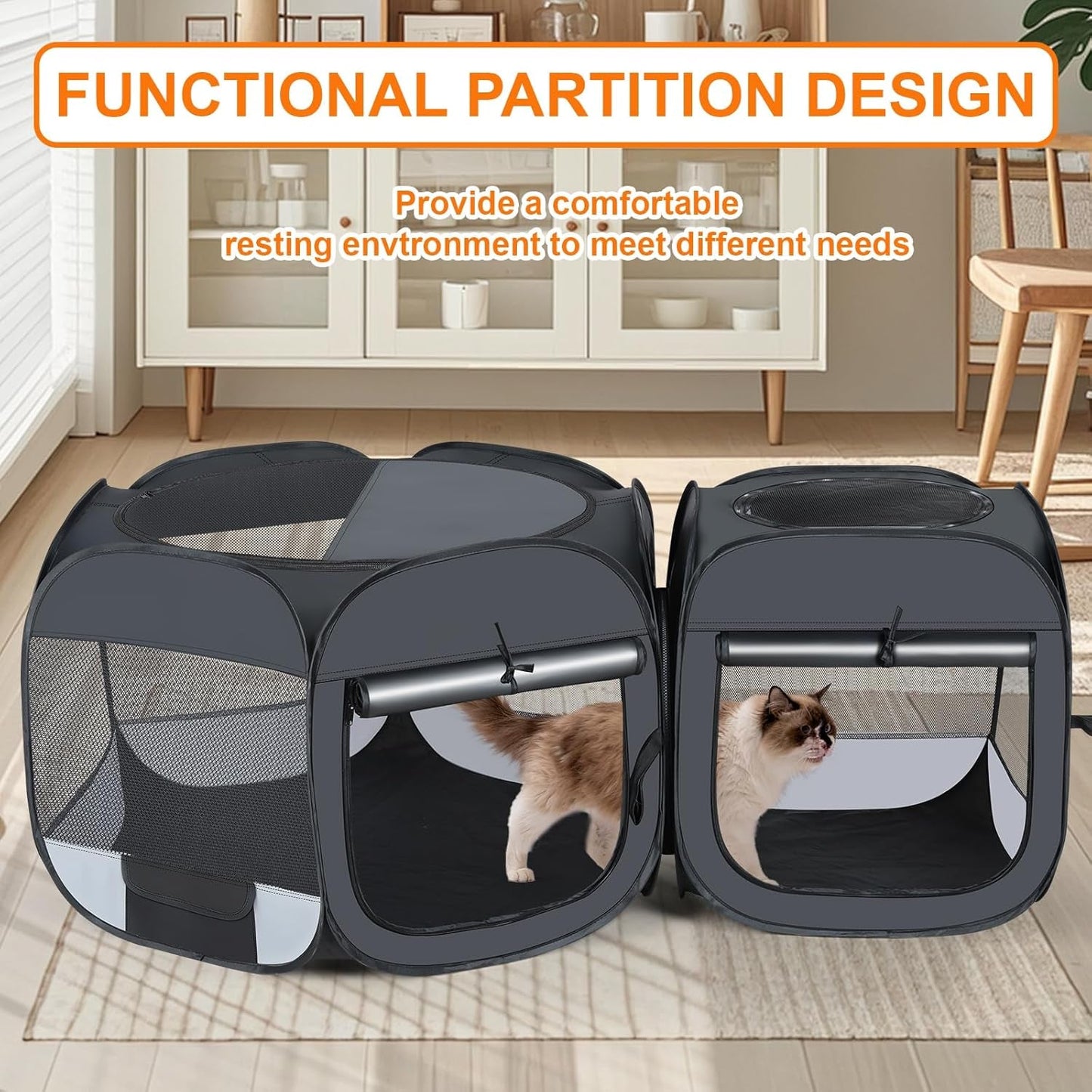 Portable Cat & Dog Playpen