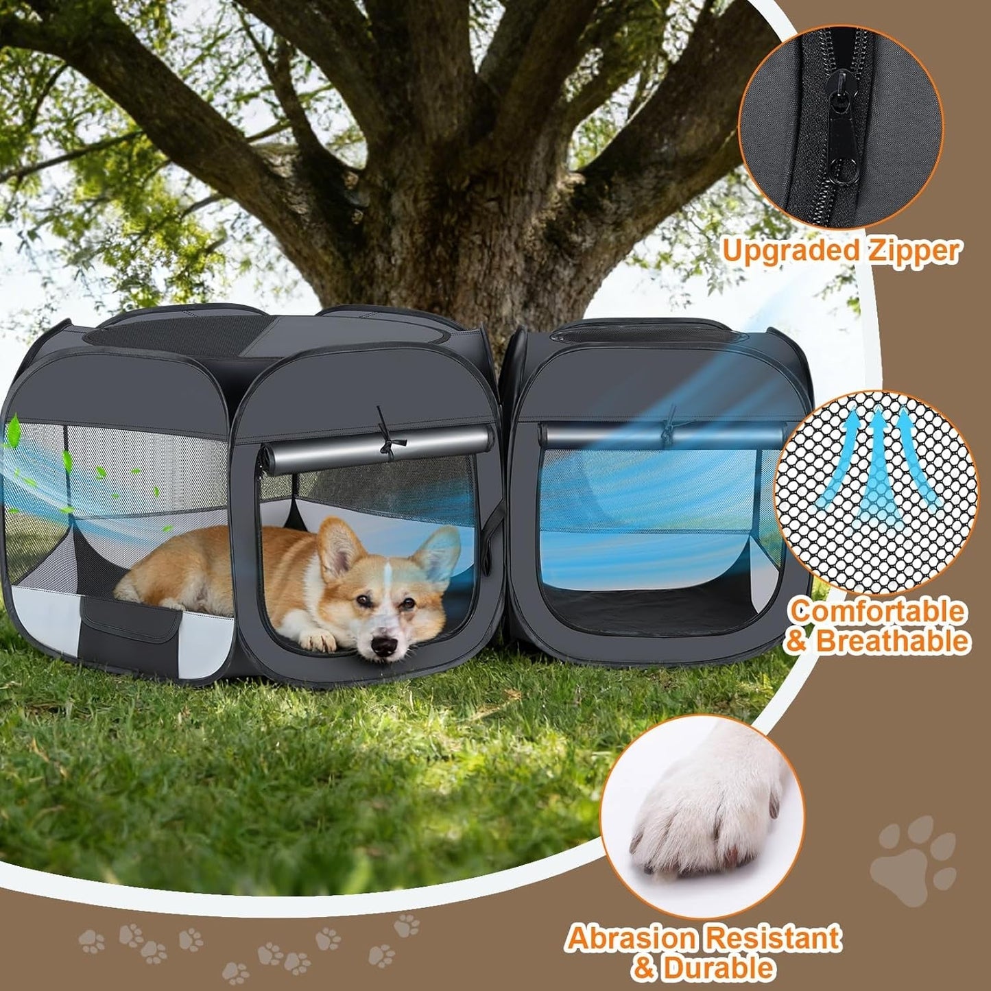Portable Cat & Dog Playpen