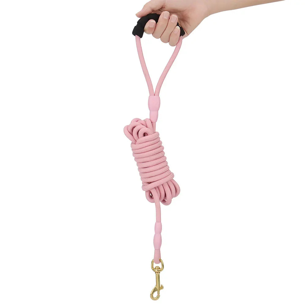 Pet Leash Long Rope 5 Foot or 10 Foot Outdoor Walking Lead for Small and Medium Dogs and Cats