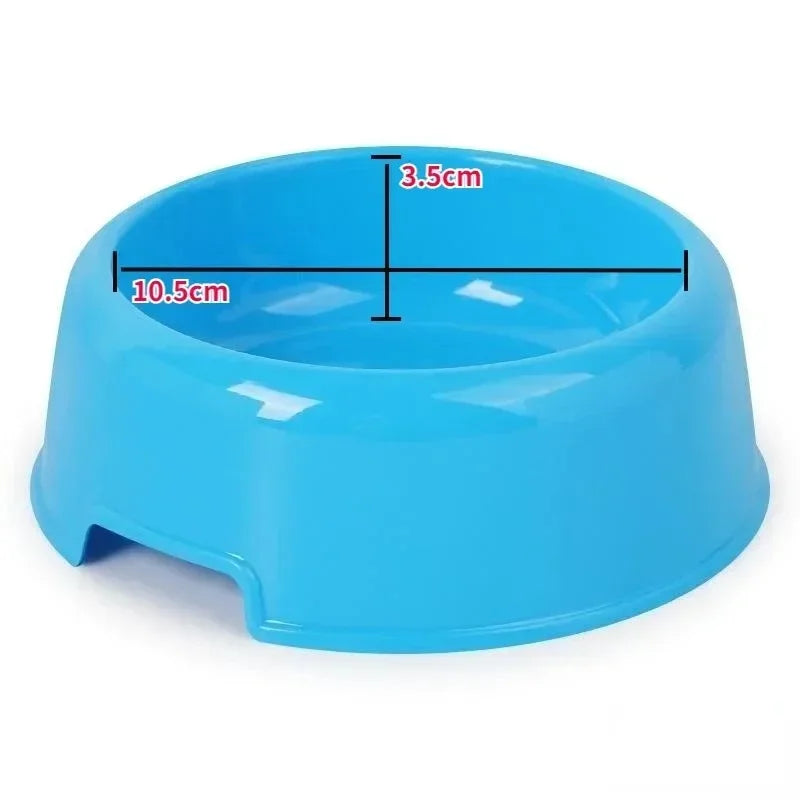 Pet Bowls Dog Cat Plastic Food Feeding Water Dish Bowl Feeder Pet Supplies