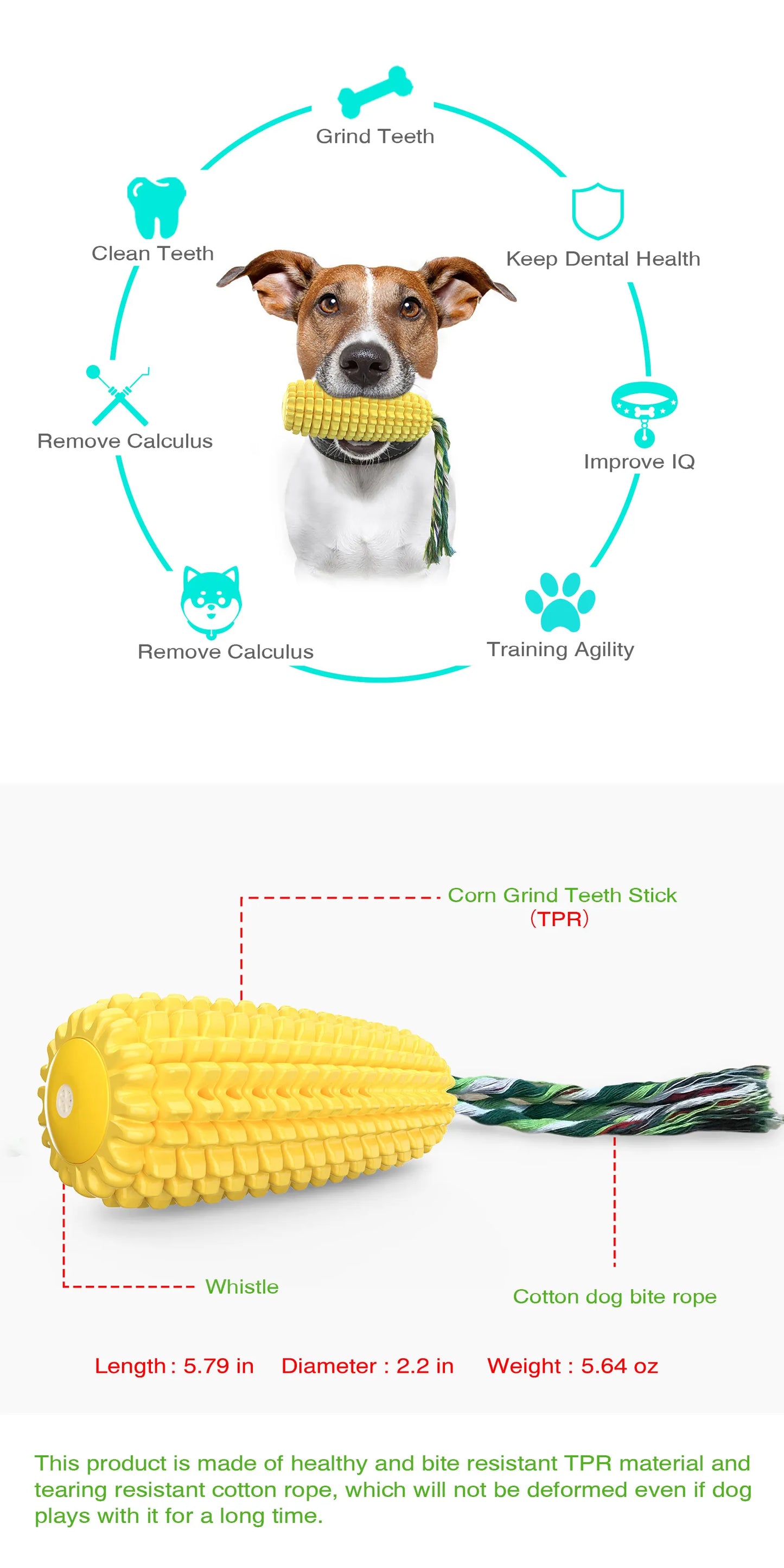 Borksy Corn Cob style Chewer