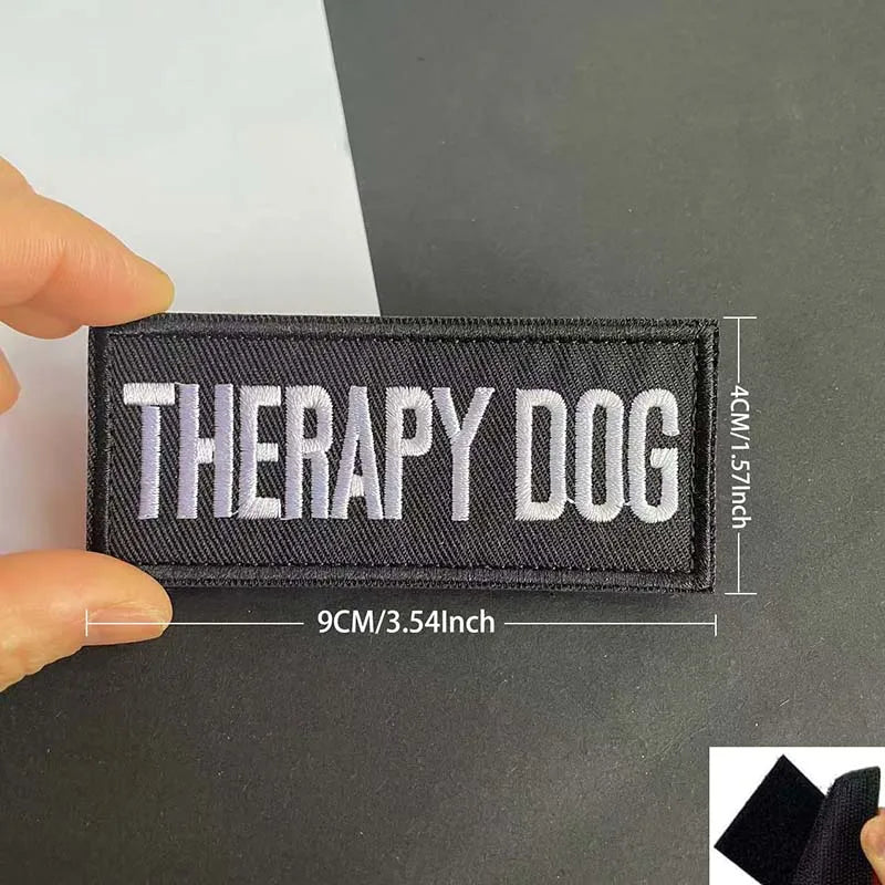 Service Dog & Training Patch Set – Removable Hook-and-Loop Badges for Service Dogs, ESAs, Therapy Dogs & Working Pets