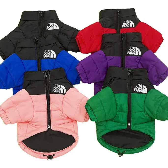 The Dog Face Winter Down Jacket Warm Thick Duck Down Vest for Small and Medium Dogs