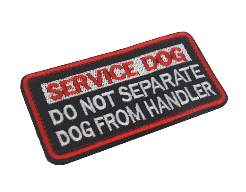 Service Dog & Training Patch Set – Removable Hook-and-Loop Badges for Service Dogs, ESAs, Therapy Dogs & Working Pets