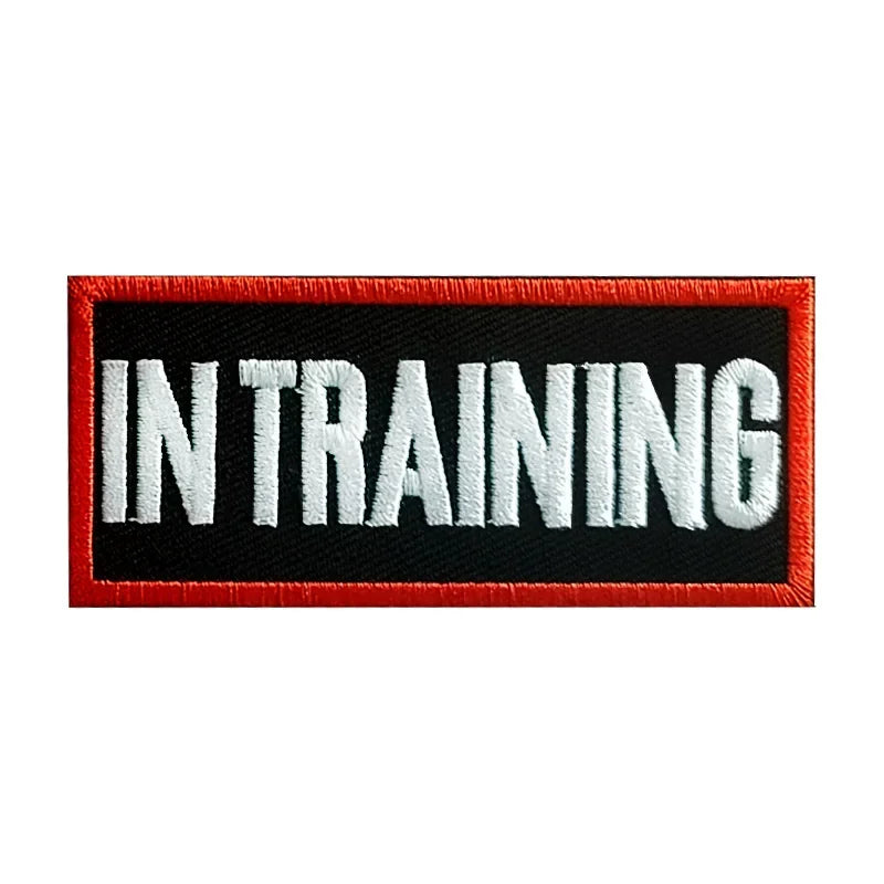 Service Dog & Training Patch Set – Removable Hook-and-Loop Badges for Service Dogs, ESAs, Therapy Dogs & Working Pets