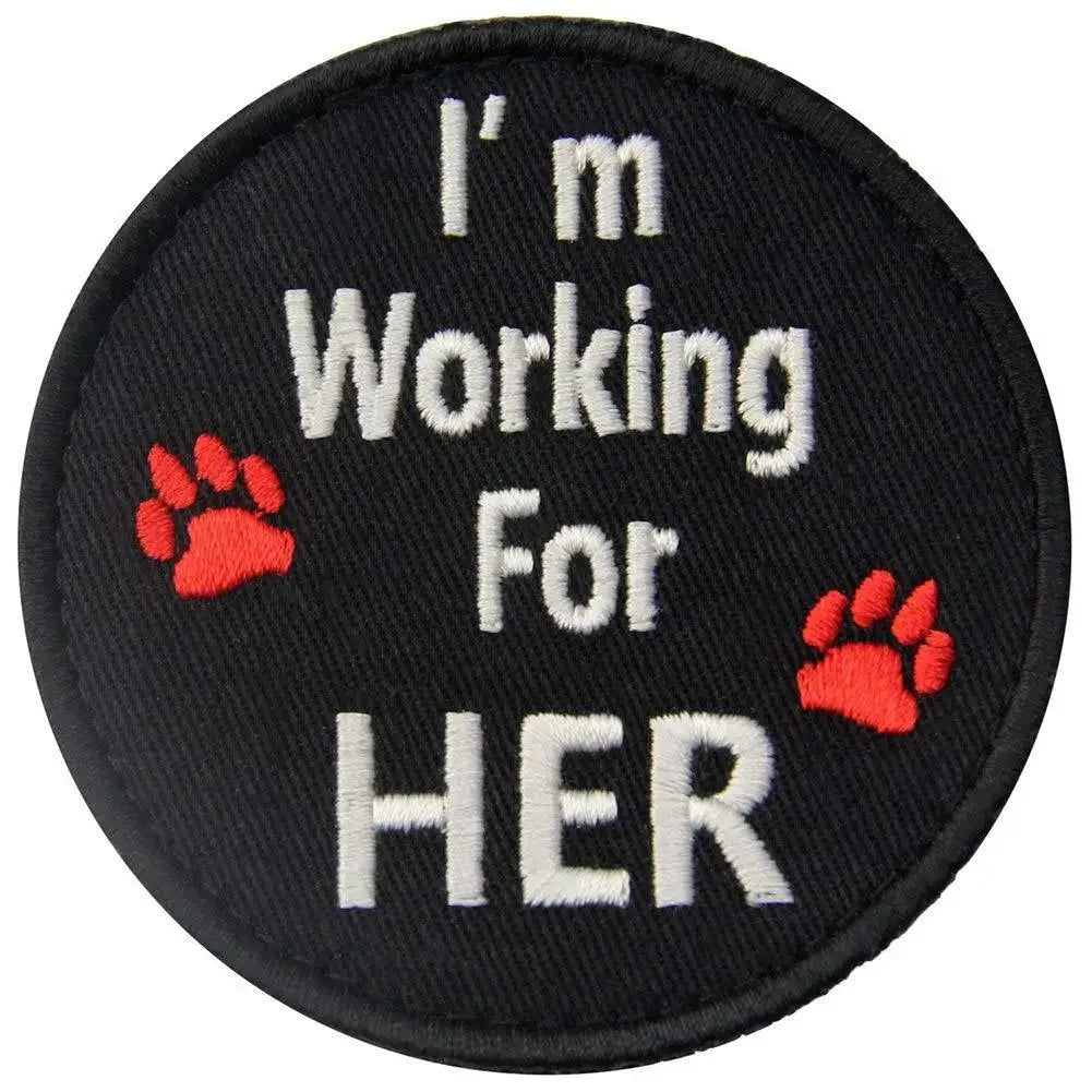 Service Dog & Training Patch Set – Removable Hook-and-Loop Badges for Service Dogs, ESAs, Therapy Dogs & Working Pets