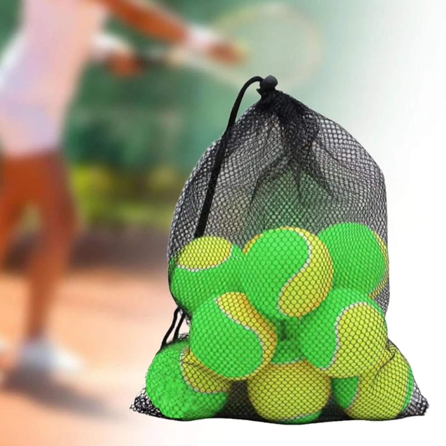 12 Pieces Tennis Balls Elastic for Outdoor Playing with Dogs