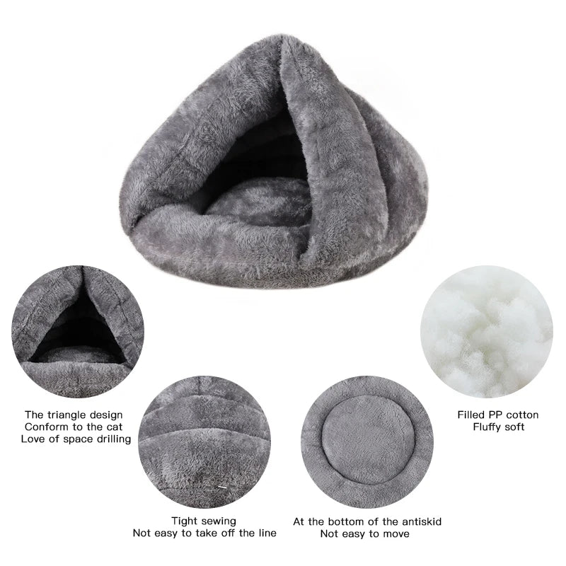 SnuggleShell Triangular Pet Bed