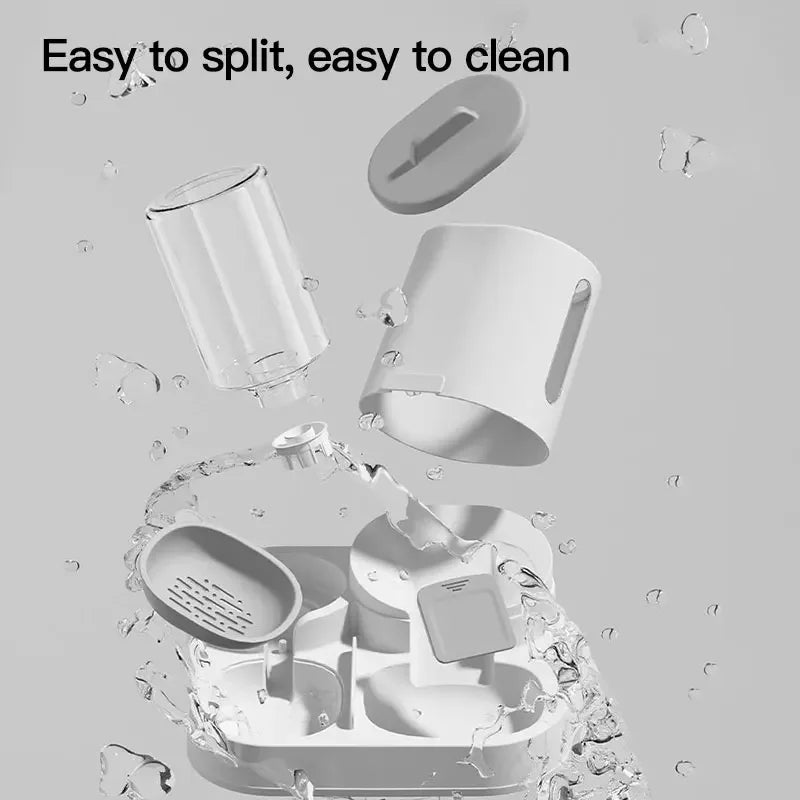 Dual-Purpose Feeder & Waterer – Simple, Convenient, and Designed with a Large Capacity. Perfect for Small to Medium Dogs.