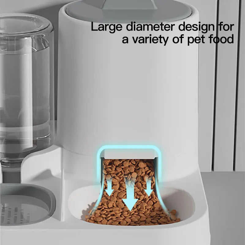 Dual-Purpose Feeder & Waterer – Simple, Convenient, and Designed with a Large Capacity. Perfect for Small to Medium Dogs.