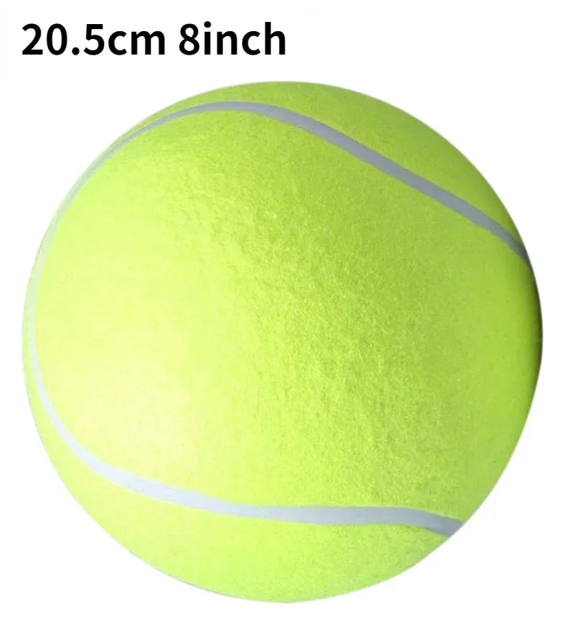 Giant Dog Tennis Ball 7 8 or 9.5 Inch Mega Play Ball for Chewing Fetch and Training
