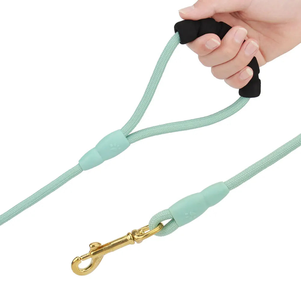 Pet Leash Long Rope 5 Foot or 10 Foot Outdoor Walking Lead for Small and Medium Dogs and Cats