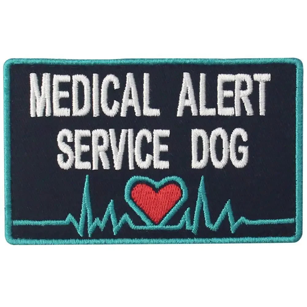 Service Dog & Training Patch Set – Removable Hook-and-Loop Badges for Service Dogs, ESAs, Therapy Dogs & Working Pets