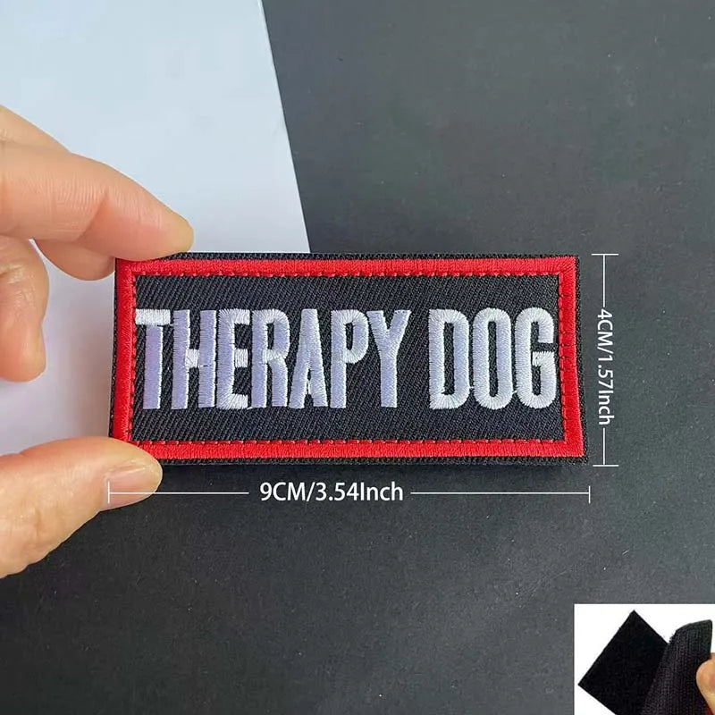 Service Dog & Training Patch Set – Removable Hook-and-Loop Badges for Service Dogs, ESAs, Therapy Dogs & Working Pets