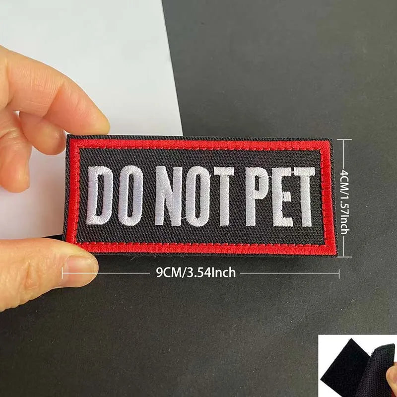 Service Dog & Training Patch Set – Removable Hook-and-Loop Badges for Service Dogs, ESAs, Therapy Dogs & Working Pets