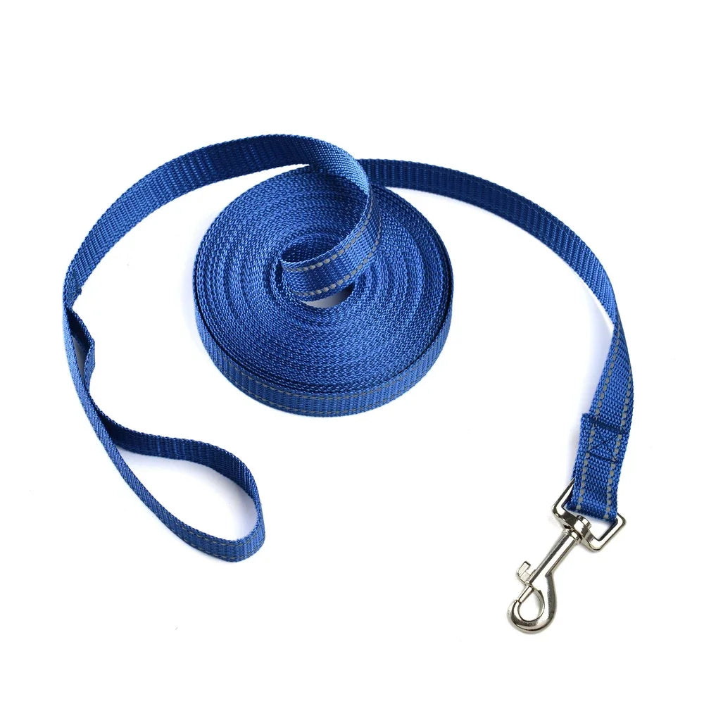 Nylon Reflective Dog Leash Long Training and Walking Lead for Small Medium and Large Dogs