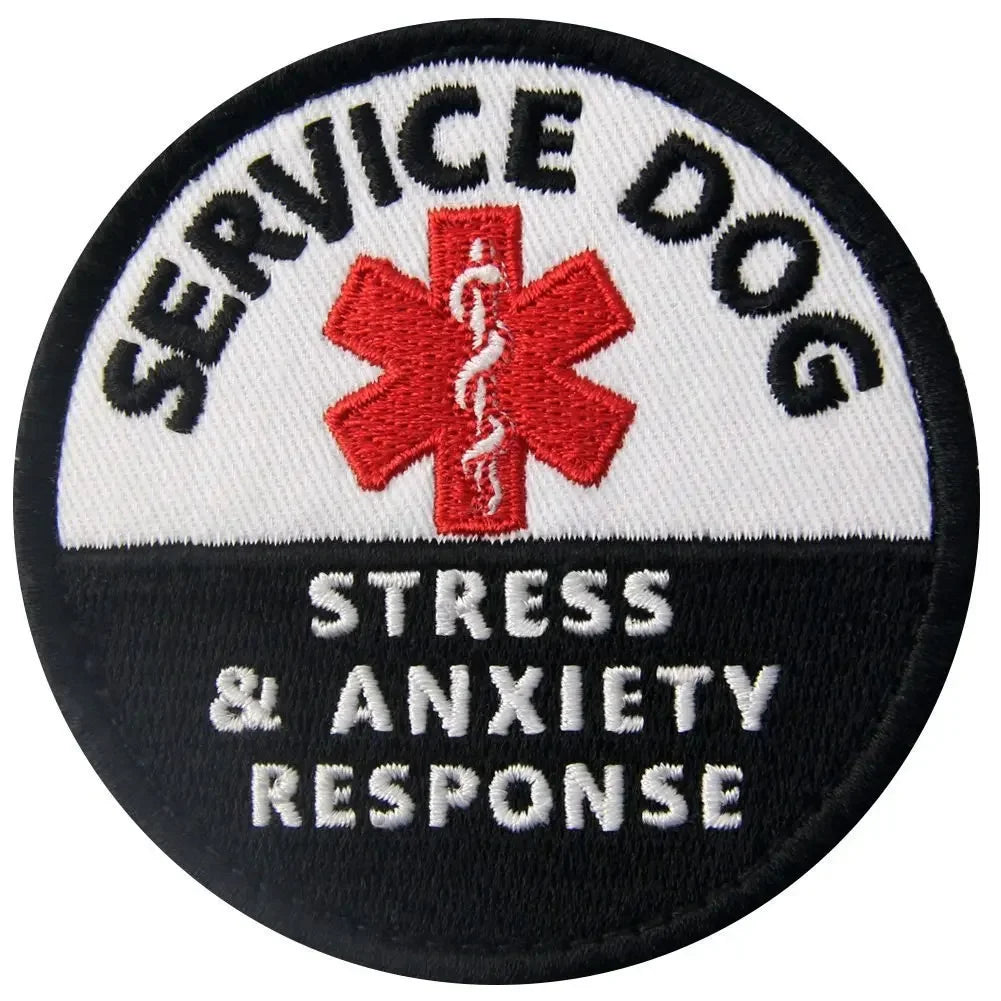 Service Dog & Training Patch Set – Removable Hook-and-Loop Badges for Service Dogs, ESAs, Therapy Dogs & Working Pets
