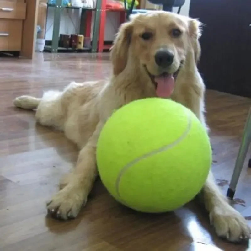 Giant Dog Tennis Ball 7 8 or 9.5 Inch Mega Play Ball for Chewing Fetch and Training