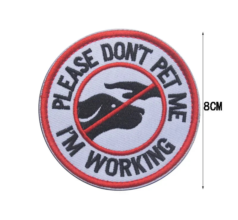 Service Dog & Training Patch Set – Removable Hook-and-Loop Badges for Service Dogs, ESAs, Therapy Dogs & Working Pets