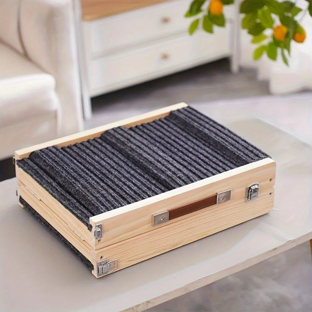 PawStep Adjustable Wooden Dog Ramp