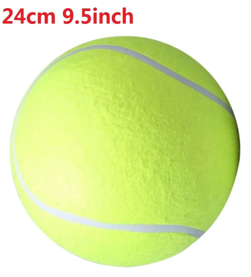 Giant Dog Tennis Ball 7 8 or 9.5 Inch Mega Play Ball for Chewing Fetch and Training
