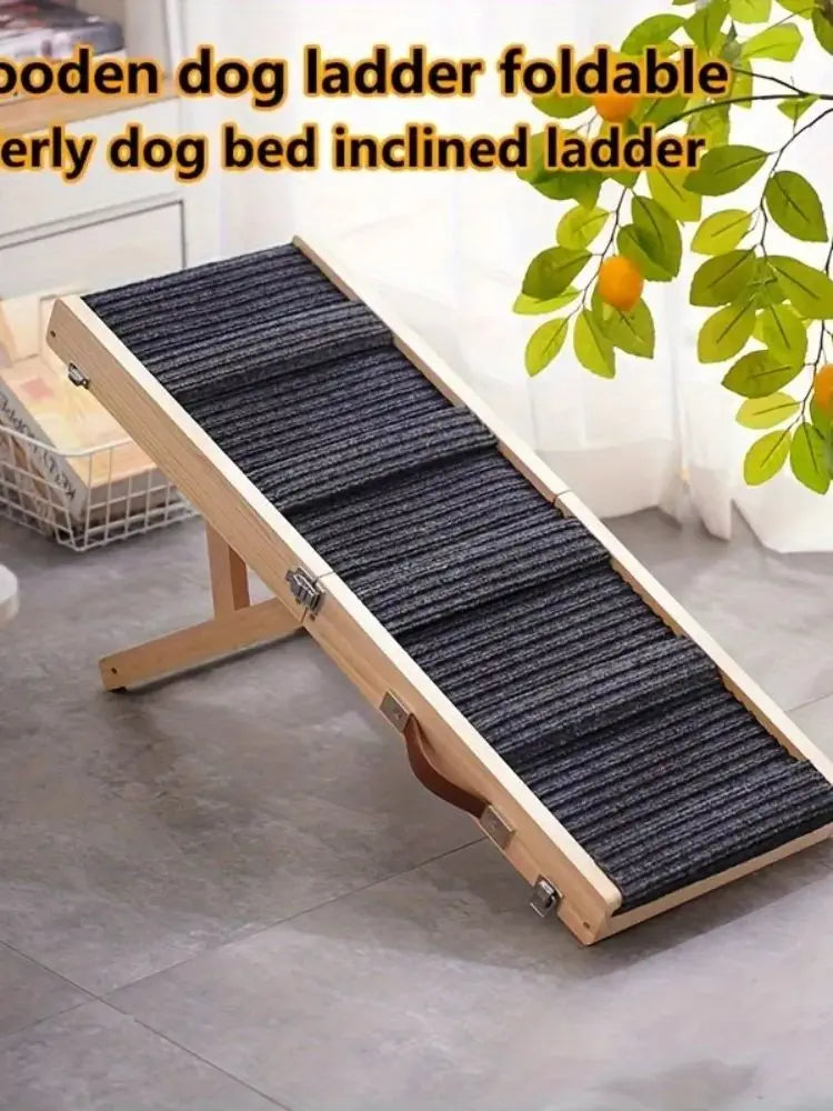 PawStep Adjustable Wooden Dog Ramp