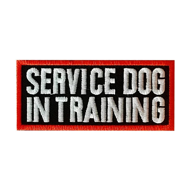 Service Dog & Training Patch Set – Removable Hook-and-Loop Badges for Service Dogs, ESAs, Therapy Dogs & Working Pets