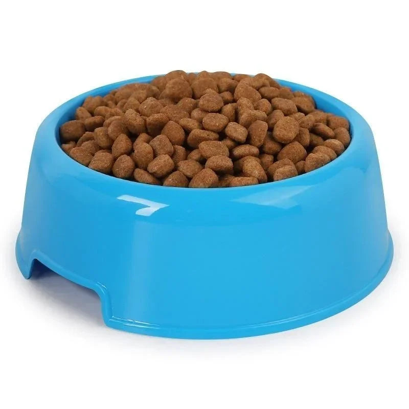 Pet Bowls Dog Cat Plastic Food Feeding Water Dish Bowl Feeder Pet Supplies