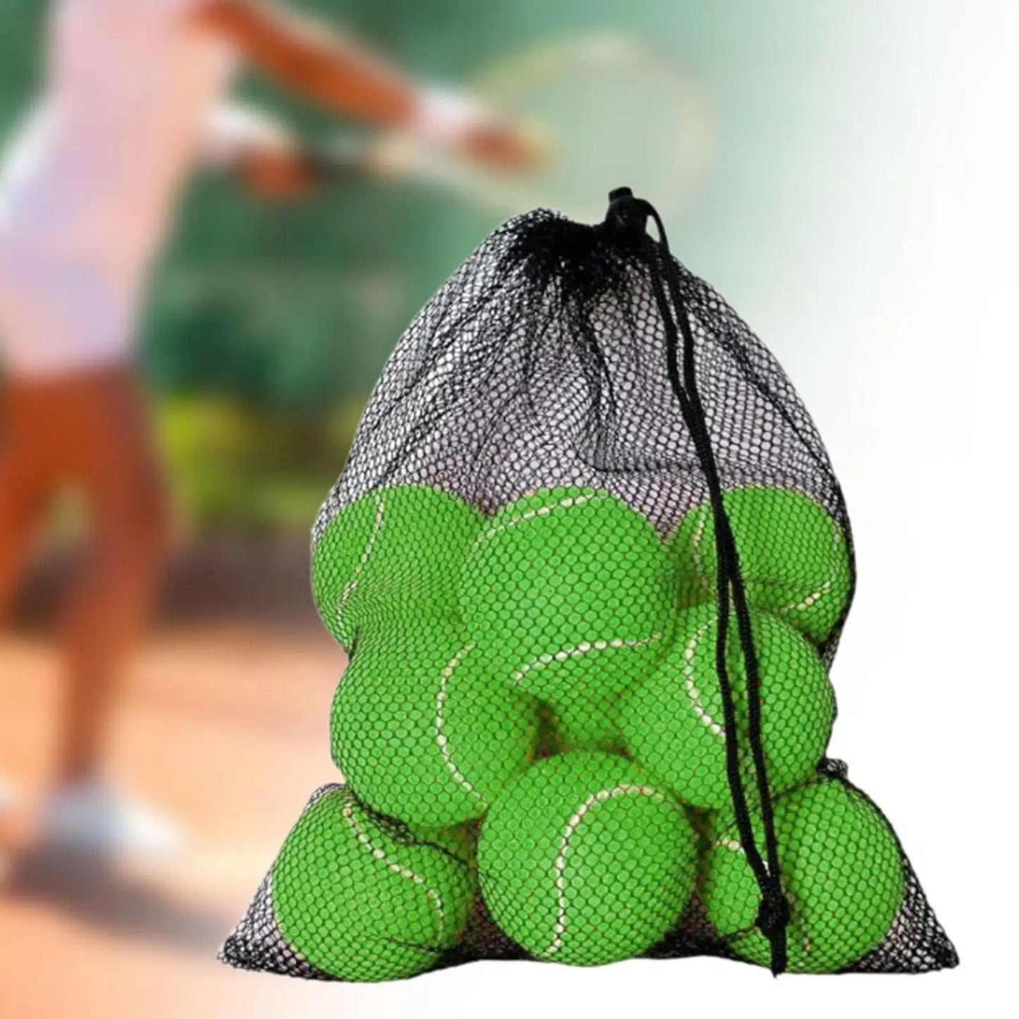 12 Pieces Tennis Balls Elastic for Outdoor Playing with Dogs