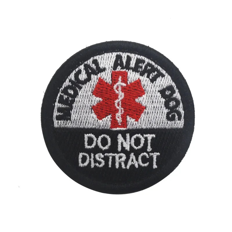 Service Dog & Training Patch Set – Removable Hook-and-Loop Badges for Service Dogs, ESAs, Therapy Dogs & Working Pets