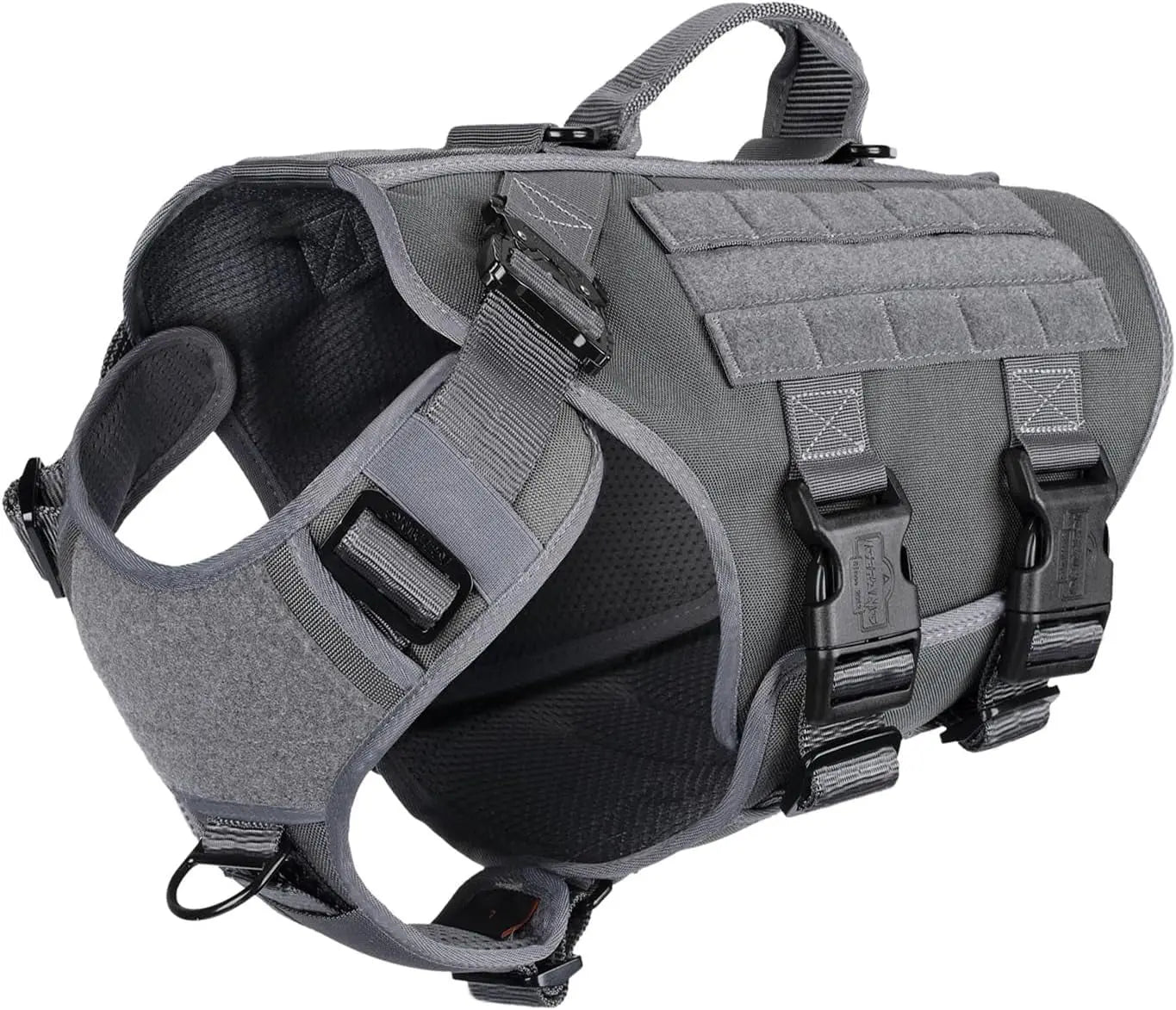 Tactical Dog Harness 6 Buckle No Pull MOLLE