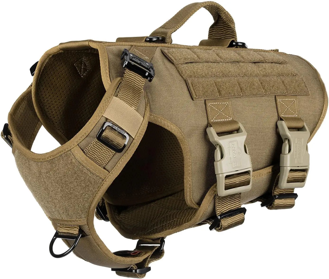 Tactical Dog Harness 6 Buckle No Pull MOLLE