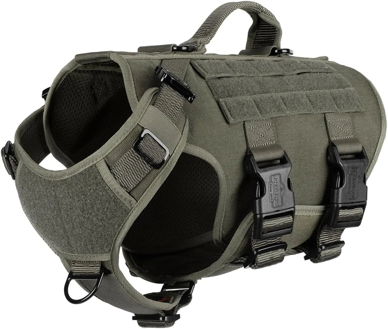 Tactical Dog Harness 6 Buckle No Pull MOLLE