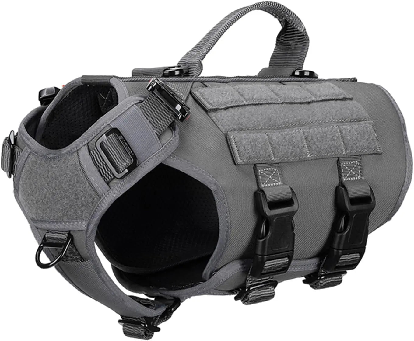 Tactical Dog Harness 6 Buckle No Pull MOLLE