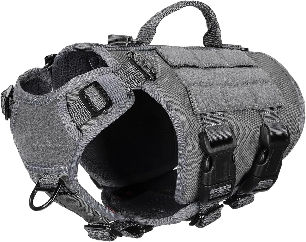 Tactical Dog Harness 6 Buckle No Pull MOLLE