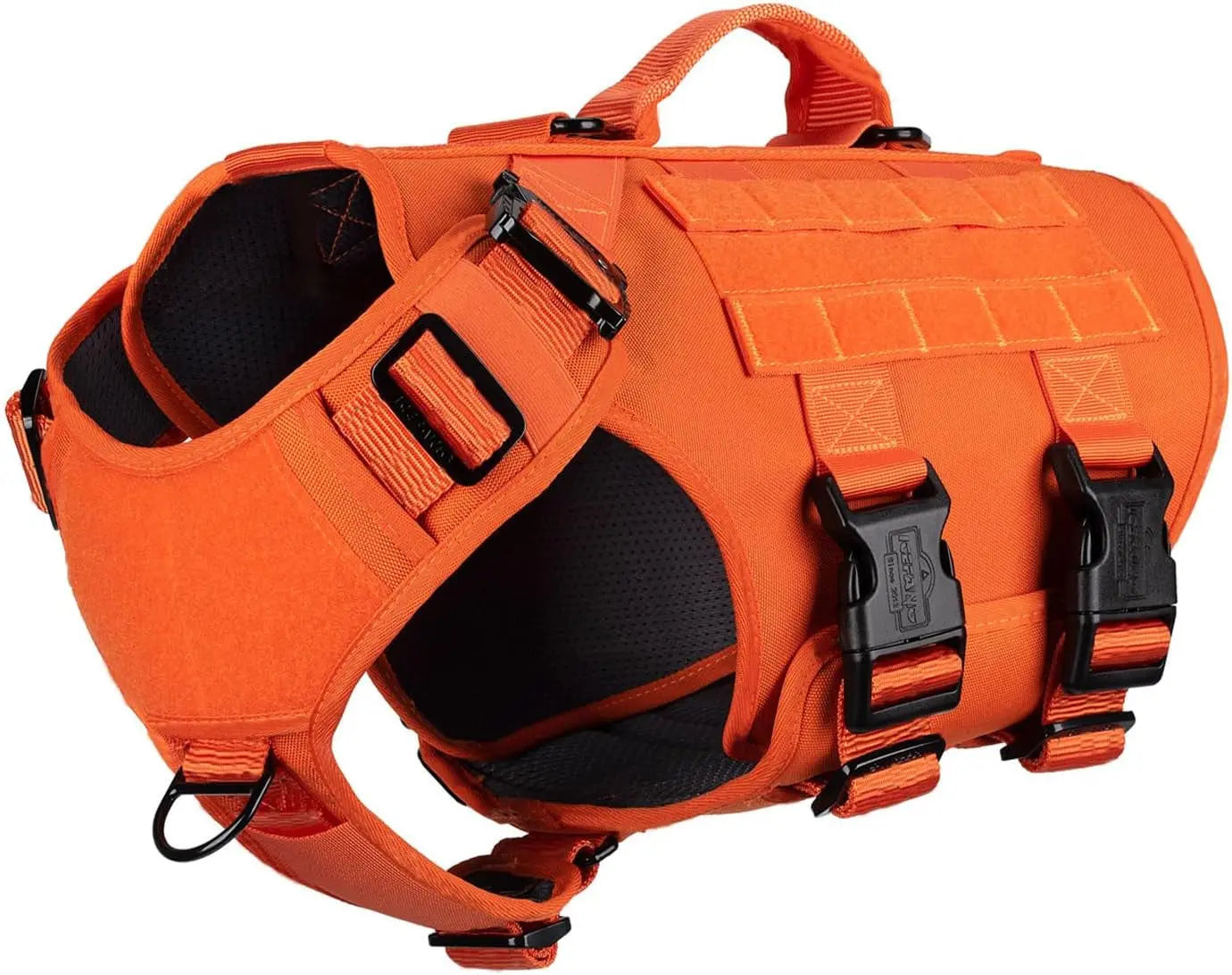 Tactical Dog Harness 6 Buckle No Pull MOLLE