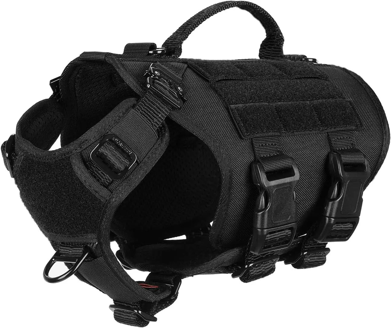 Tactical Dog Harness 6 Buckle No Pull MOLLE