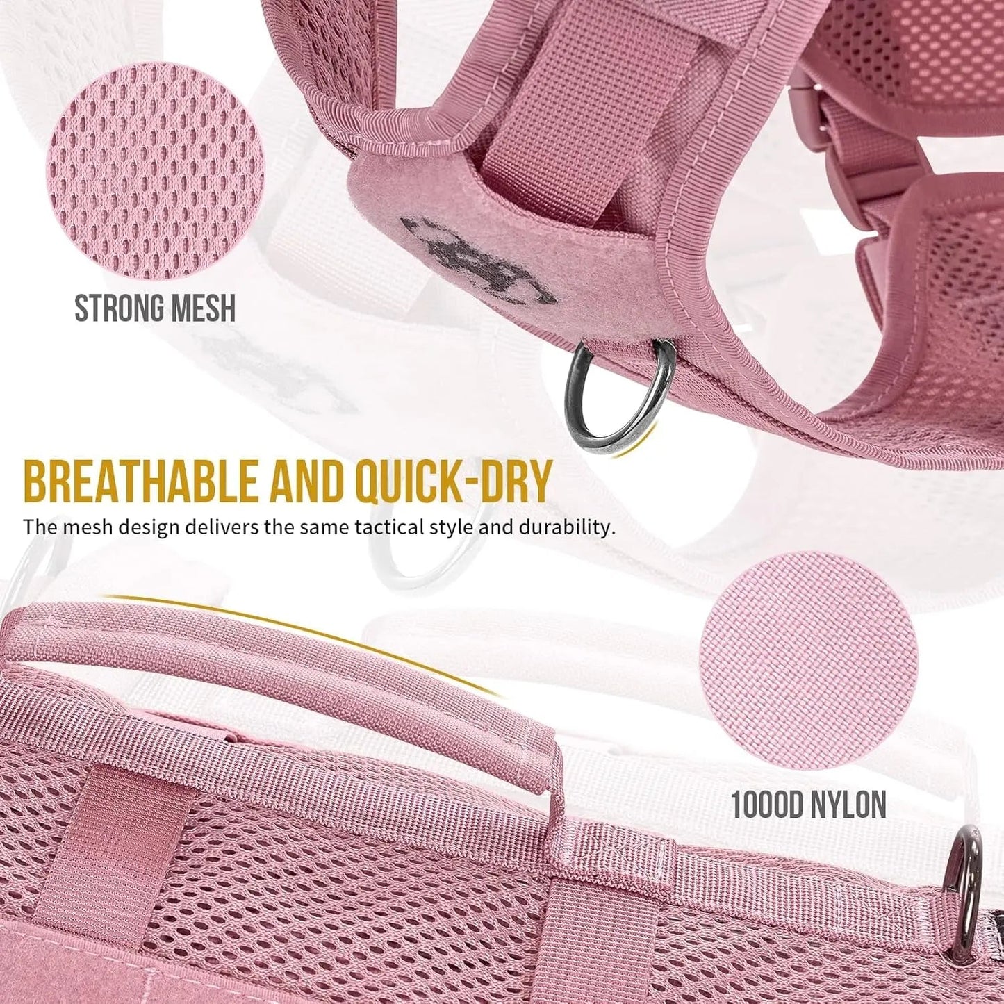 Tactical No-Pull Dog Harness
