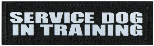 Service Dog In Training Glow In The Dark - Leather Patch