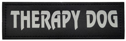 Therapy Dog Glow In The Dark - Leather Patch
