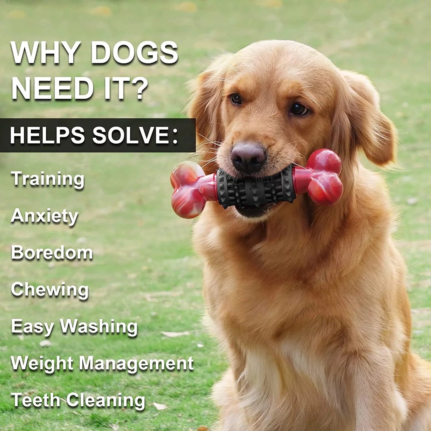 Dog Toys for Aggressive Chewers Bone